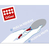 Push to mute, Rugby Bold med reb, 12 cm/27 cm