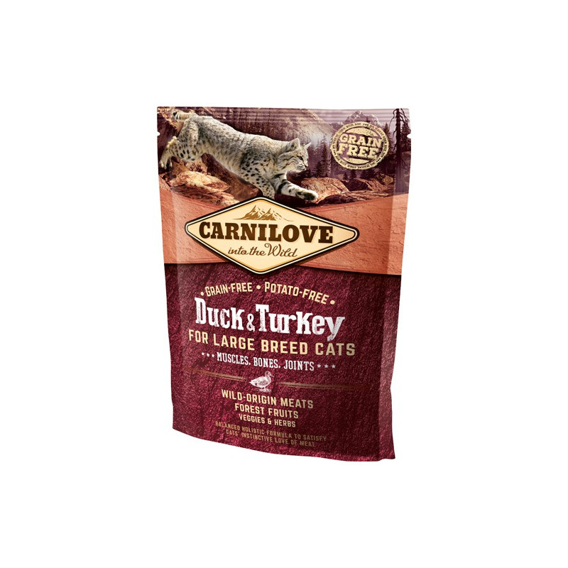 Carnilove for Large Breed Cats – Muscles Bone 400 g