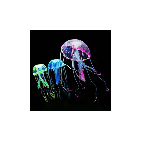 GLOWING JELLYFISH ø10cm - blå
