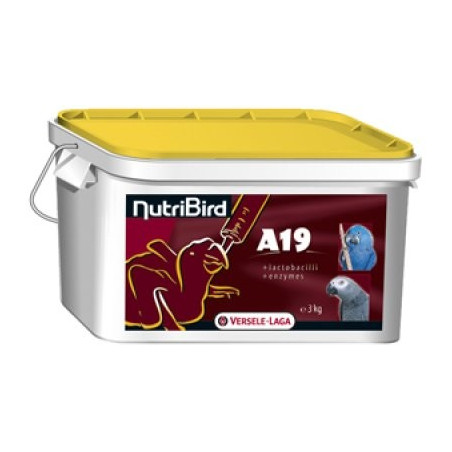 Nutribird A19 opmadningsfoder 3kg Nutribird A19 opmadningsfoder 3kg