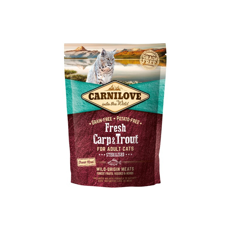 Gratis vareprøve - Carnilove Fresh karpe og ørred 50g