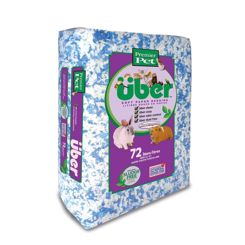 Über Soft Bedding 36 Liter - Blå/Hvid