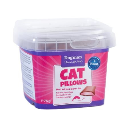 Cat Pillows cremet laks