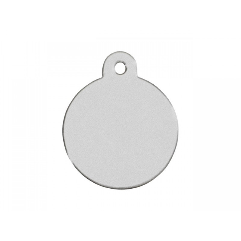 Hundetegn Cirkel forkromet lille