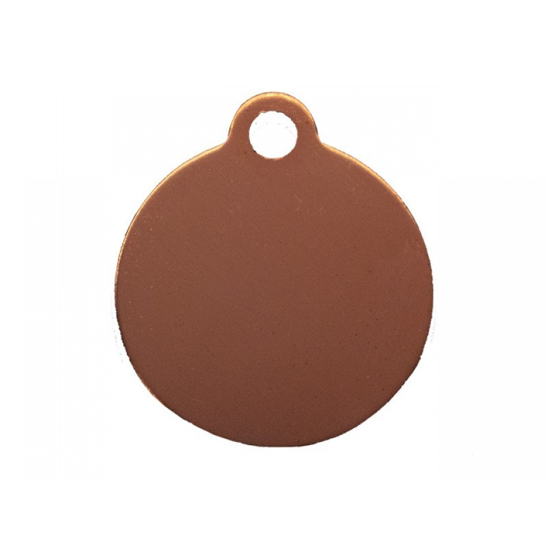 Hundetegn Circle Rose Gold lille