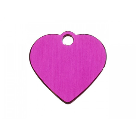 Hundetegn hjerte pink stor 