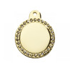 Hundetegn Cirkel Glamour Stor Guld