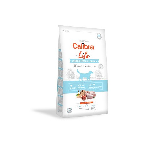 Calibra Dog JUNIOR Med. kylling/ris 2,5kg