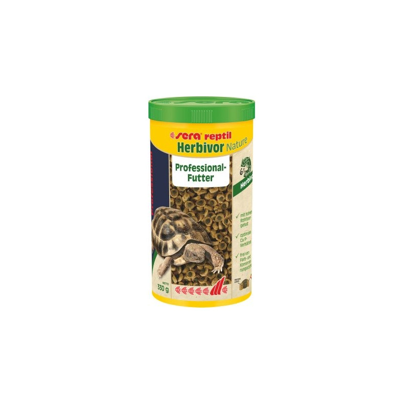 Sera reptil Herbivor foder 1 Liter