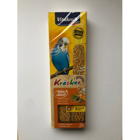 vitakraft kräcker med honning og sesamfrø undulat