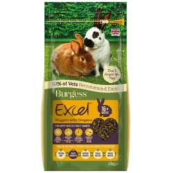 Burgess Excel Adult Rabbit Nuggets with Oregano 2 kg