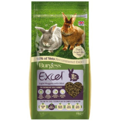 Burgess Excel Adult Rabbit Light Nuggets  2 kg