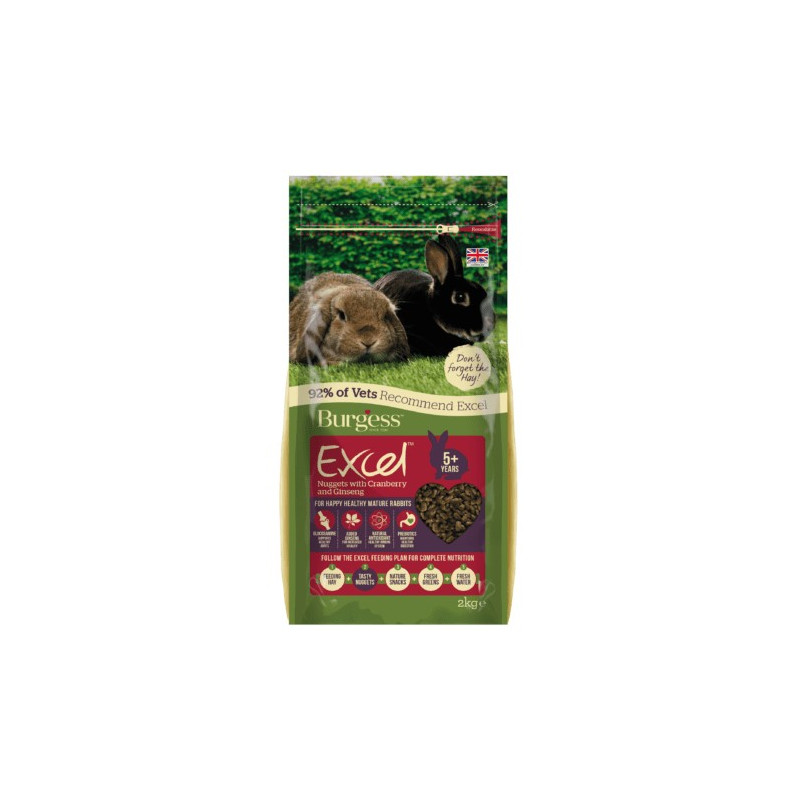 Burgess Excel Mature Rabbit with Cranberry & Ginseng