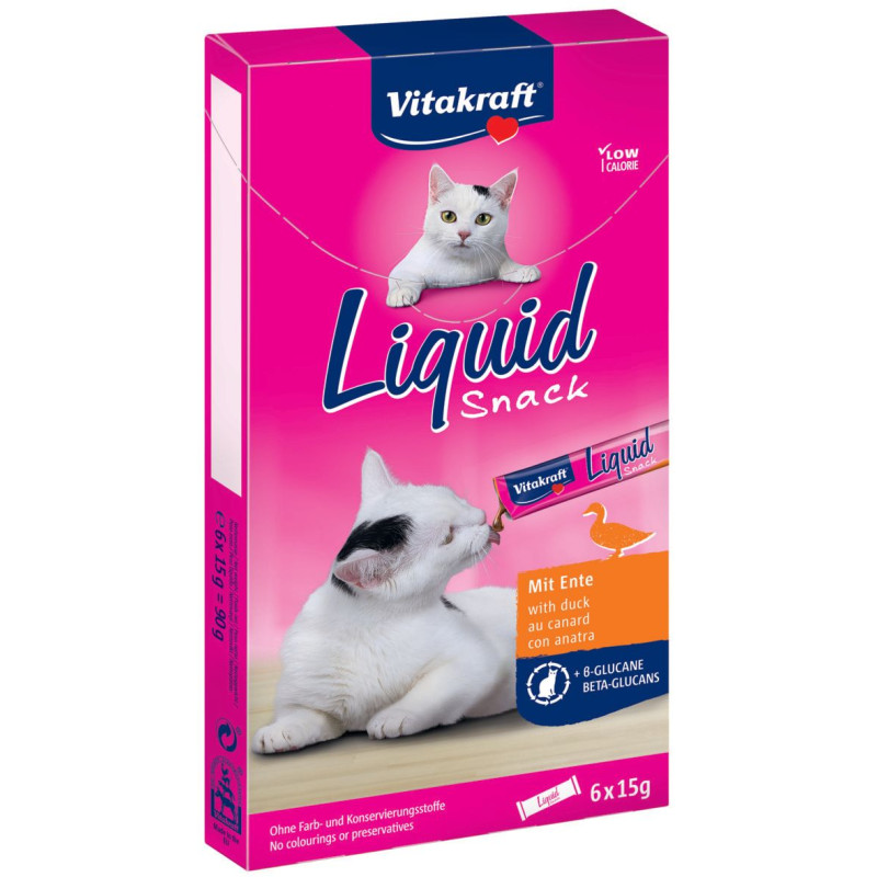 Vitakraft Liquid Snack Duck 6x15g