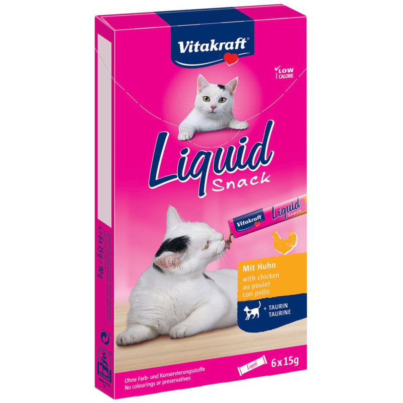 Vitakraft Liquid snack med kylling 6x15g