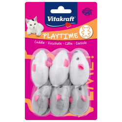 Vitakraft plysmus 6 stk.