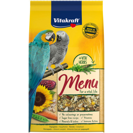 Vitakraft Menu papegøjefoder 3 kg