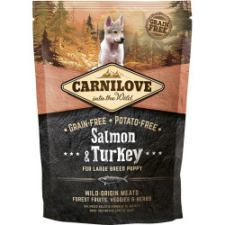 Carnilove Salmon & Turkey for Large Breed Puppy 1.5kg