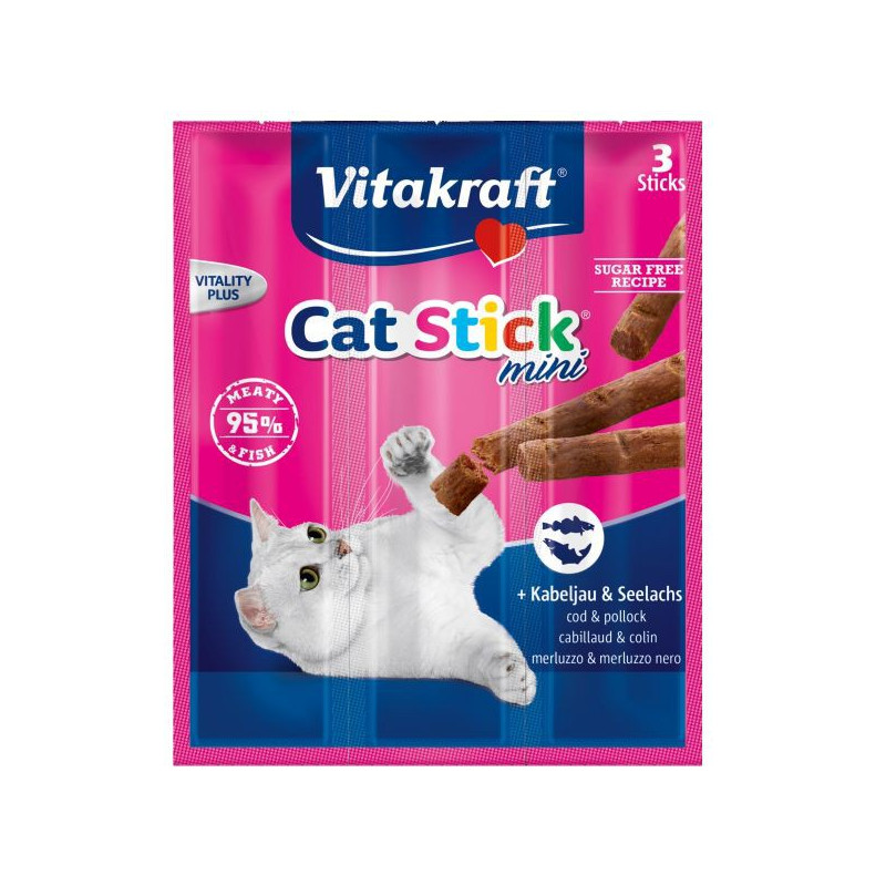 Vitakraft - Cat-Stick Mini Torsk & Sej