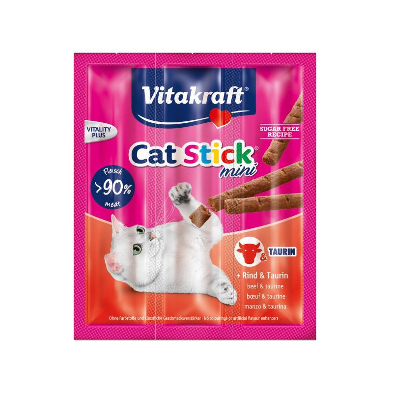 Vitakraft - Cat-Stick Mini Okse & Taurin