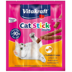 Vitakraft - Cat-Stick Mini Kalkun & Lam