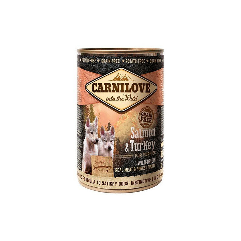 Carnilove Canned Salmon & Turkey for Puppies 400g